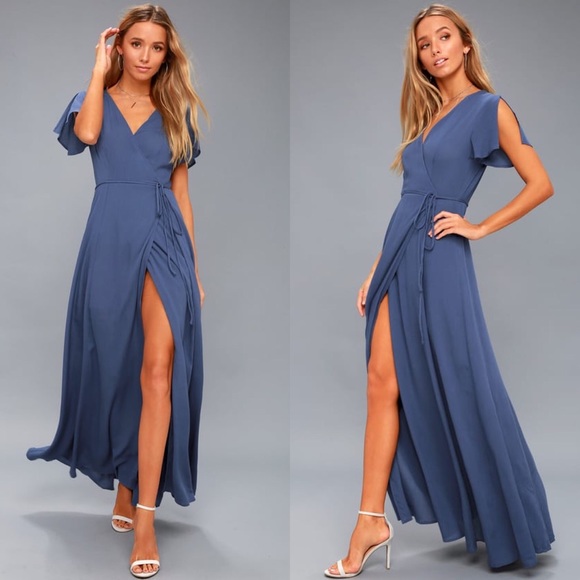 Lulus Dresses & Skirts - Lulu’s | Heart of Marigold Wrap Maxi Dress